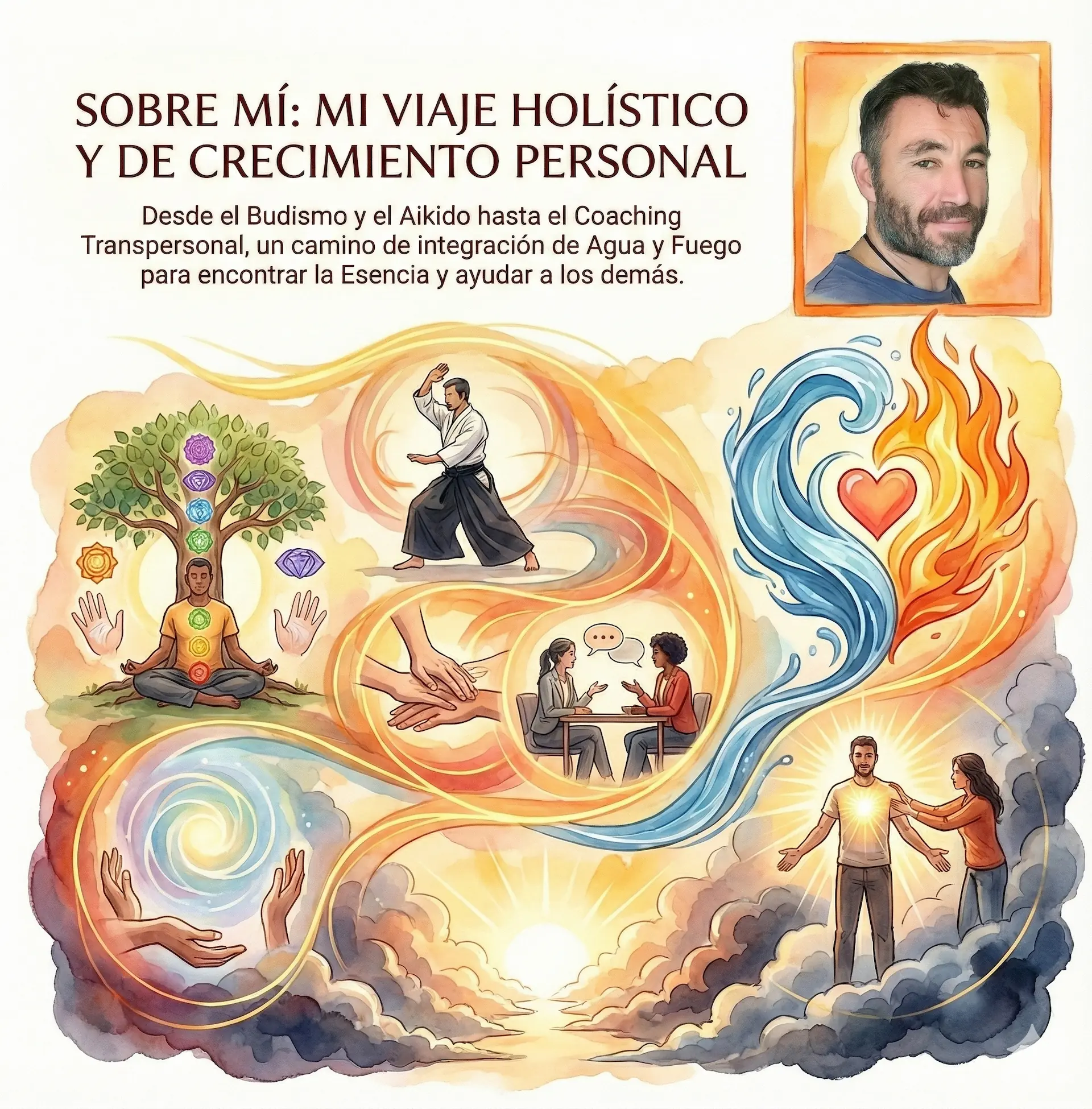 Retrato profesional de Javier Frías, Coach Transpersonal